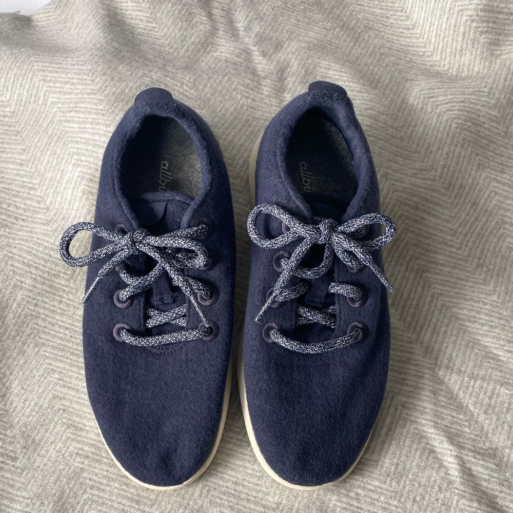 All Birds Women's Wool Runners Navy Size 7